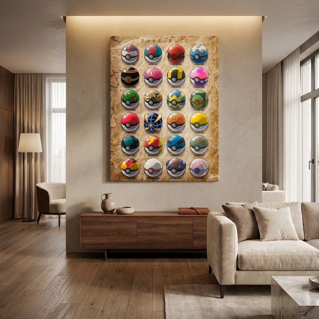 DOTCOMCANVAS Monster Balls Leinwandbild Room