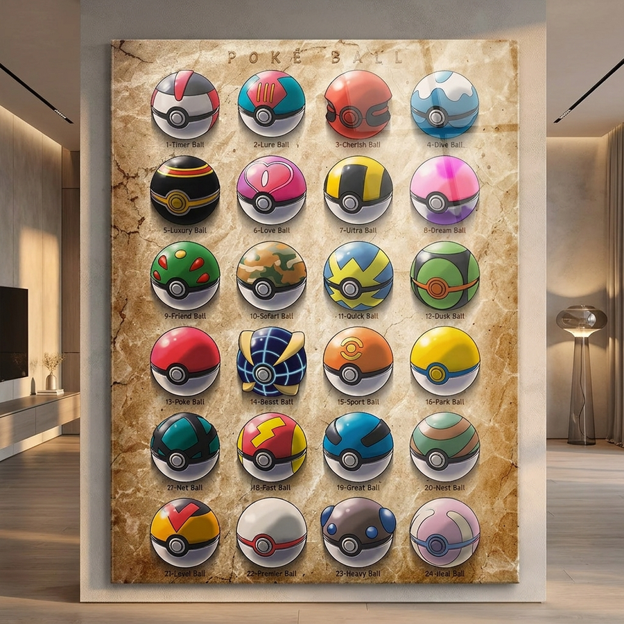 DOTCOMCANVAS Monster Balls Acrylglas Room