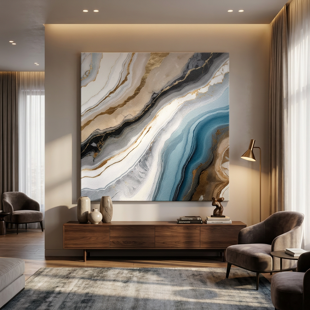 DOTCOMCANVAS Chalcedony Leinwandbild Room