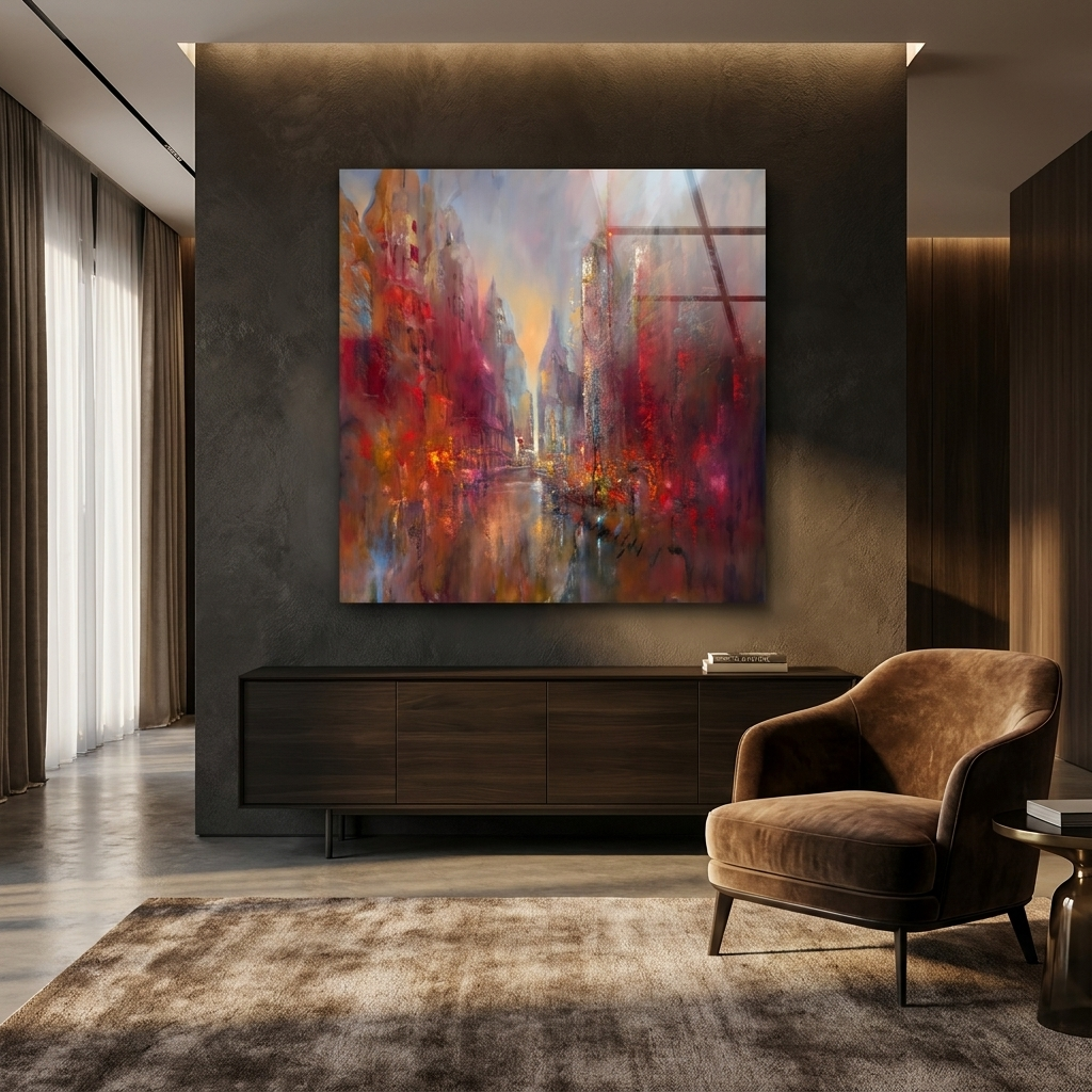 DOTCOMCANVAS Cathedral city Acrylglas Room