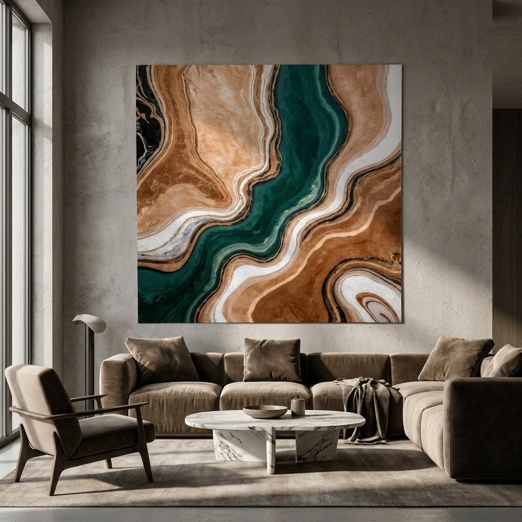 DOTCOMCANVAS Captivating Currents Poster Room