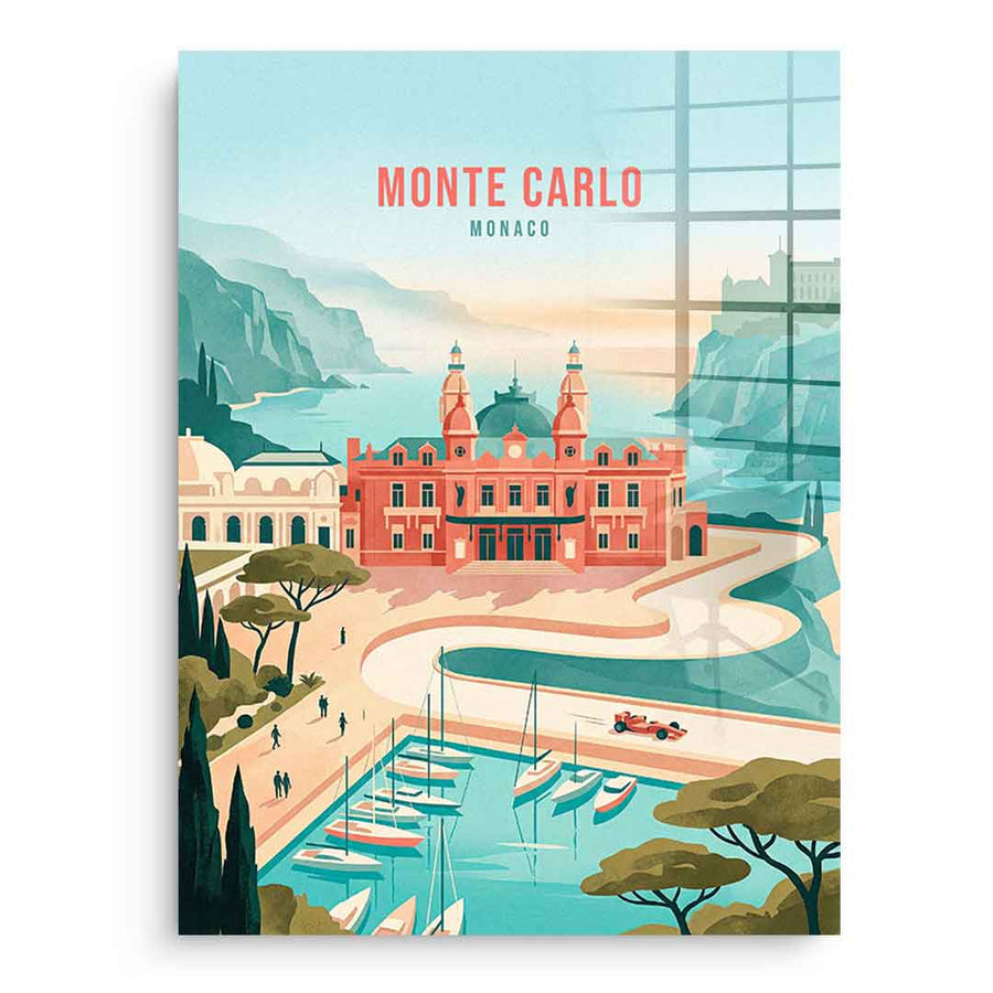 Monte Carlo - Acrylic glass – front