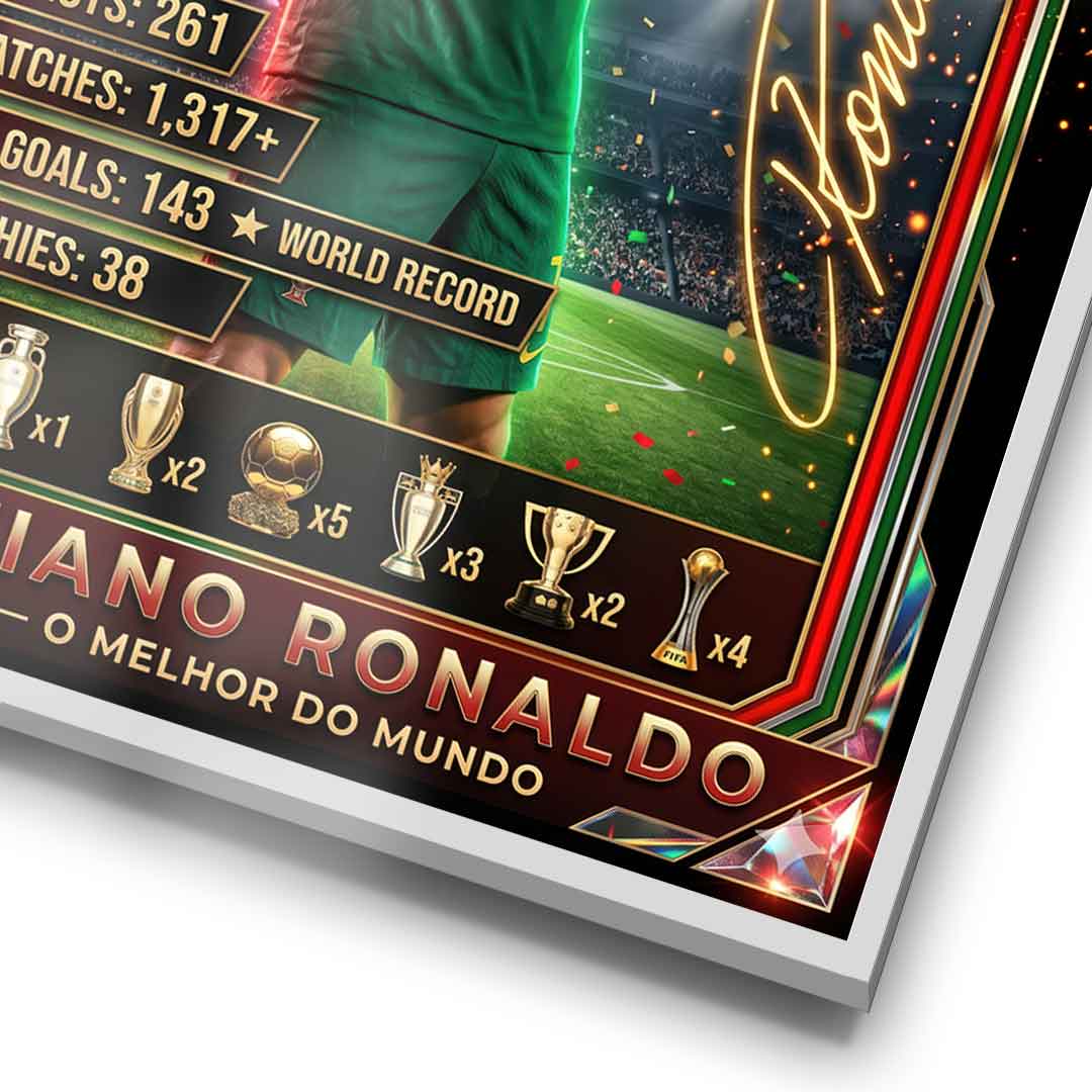 Ronaldo Trade Card Poster Detail