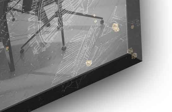 Ohne Rahmen / Aluminium-Rückrahmen