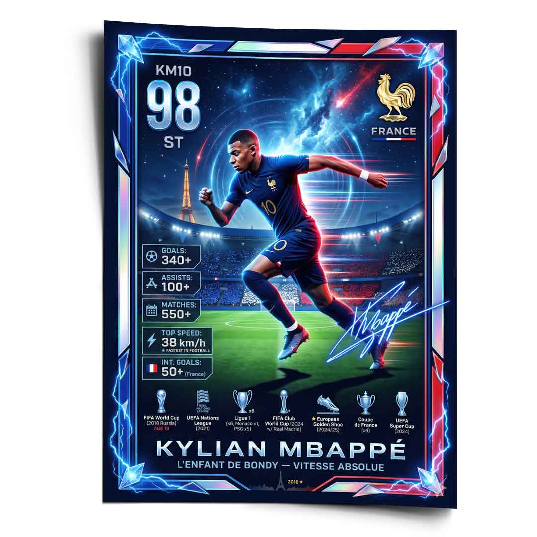 Mbappé Poster Front