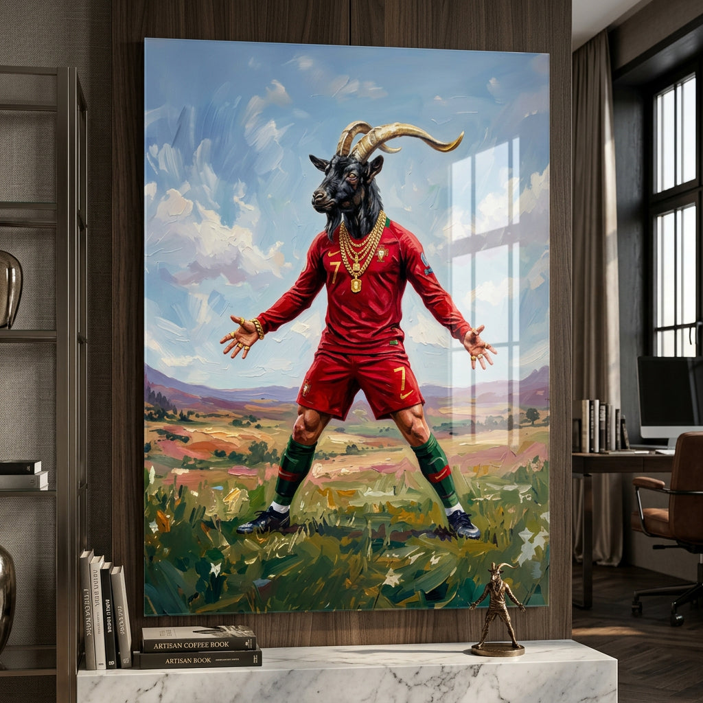 Ronaldo GOAT - Acrylglas