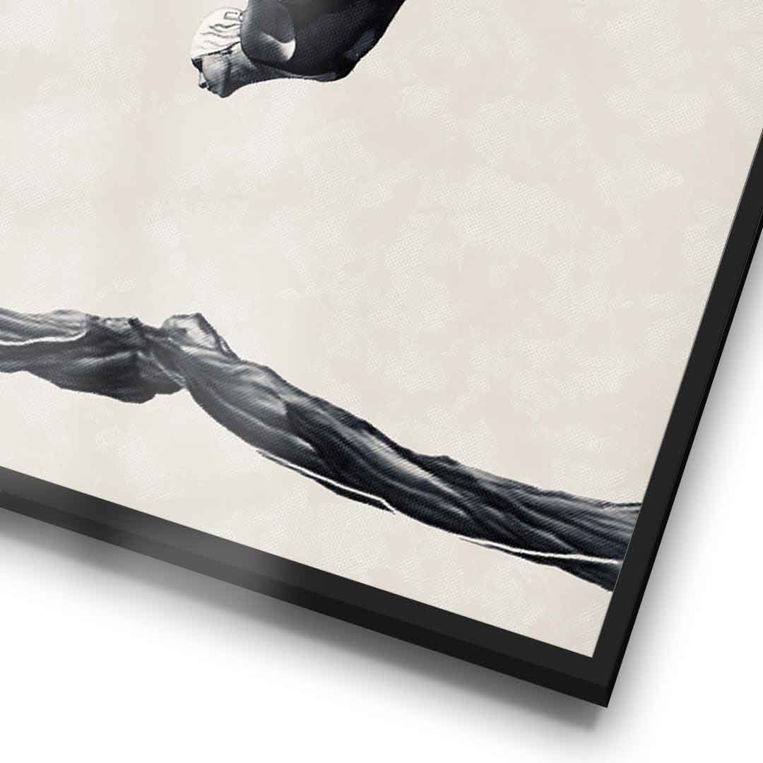 DOTCOMCANVAS® Dive Poster – gerahmtes Detail