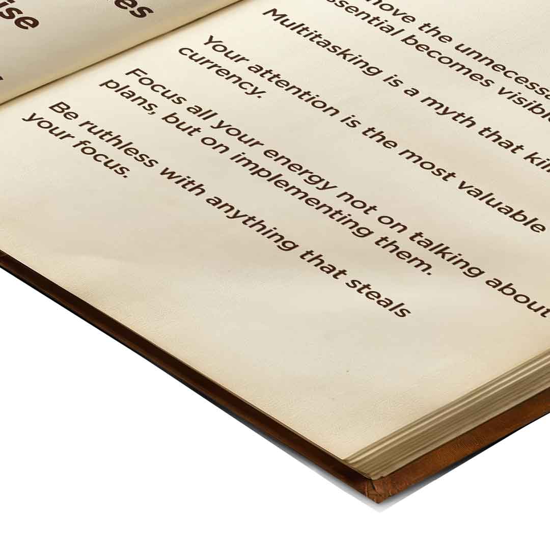 DOTCOMCANVAS® Focus book Poster – Eckdetail