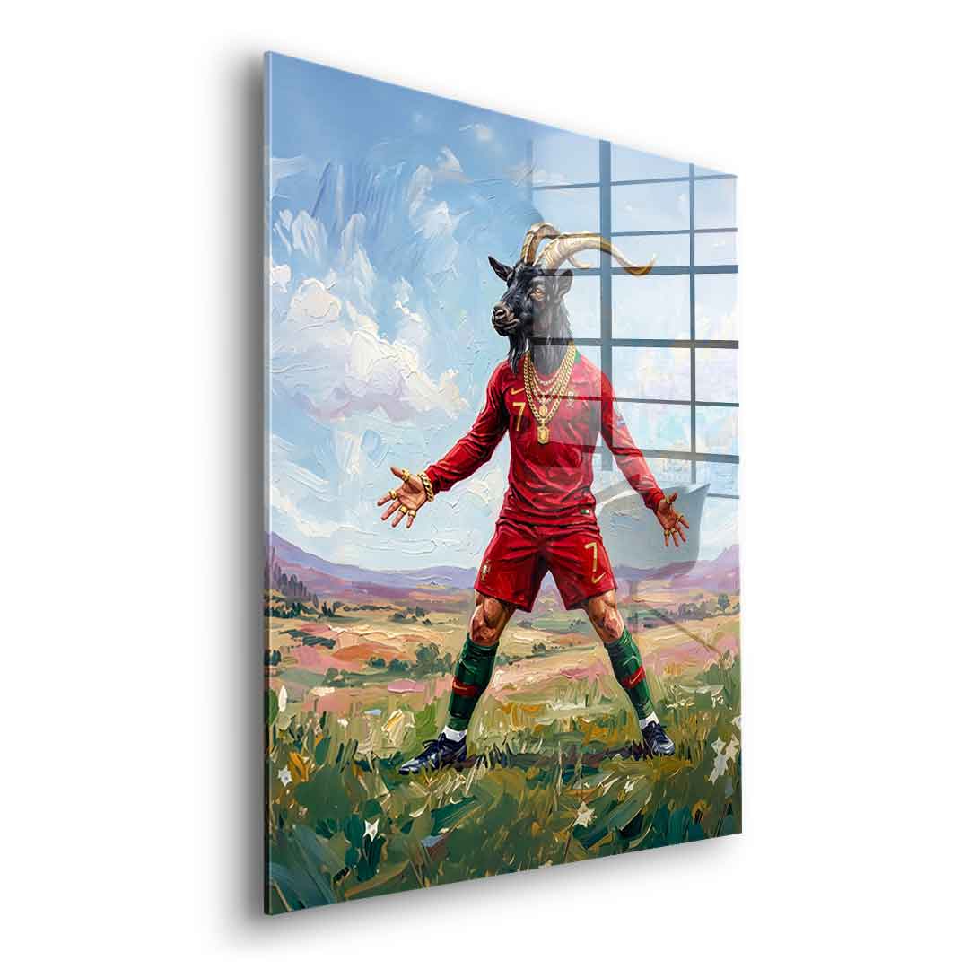 Ronaldo GOAT - Acrylglas