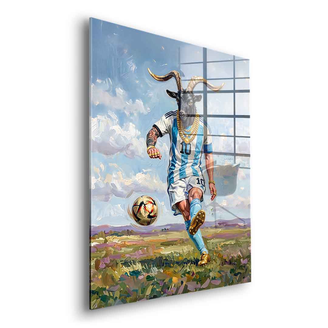 Messi GOAT - Acrylglas