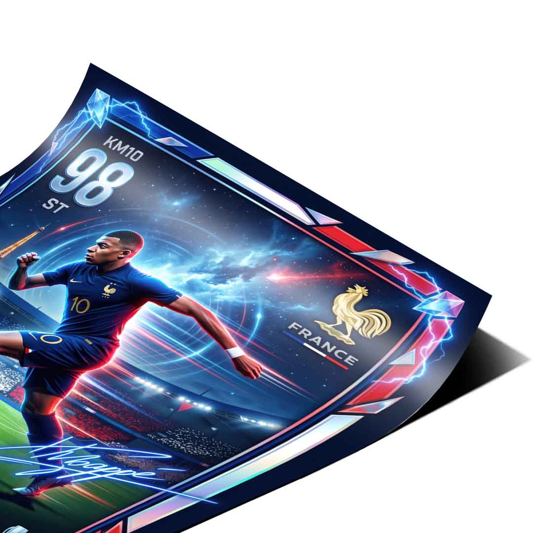 Mbappé Poster Eck-Detail 2