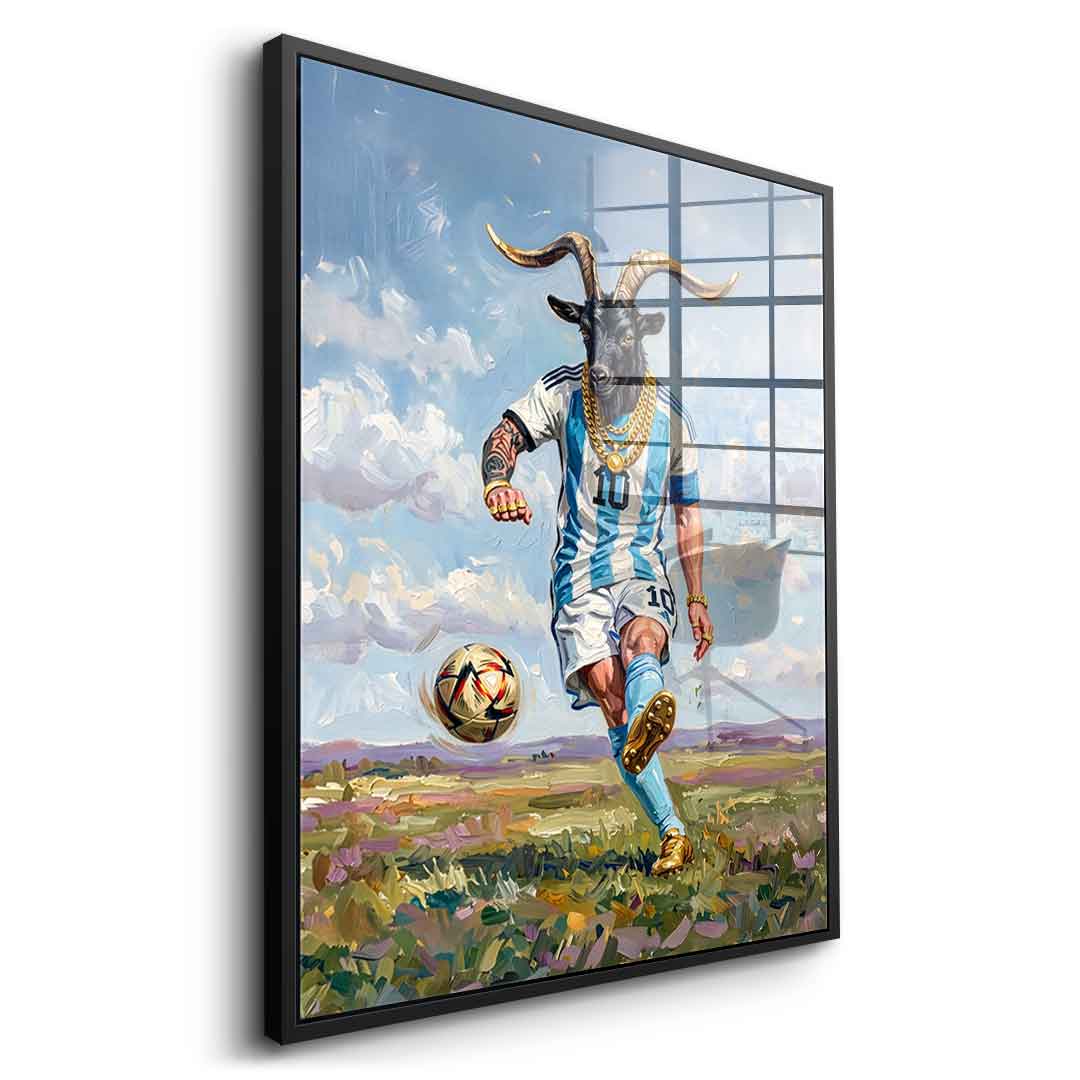 Messi GOAT - Acrylglas