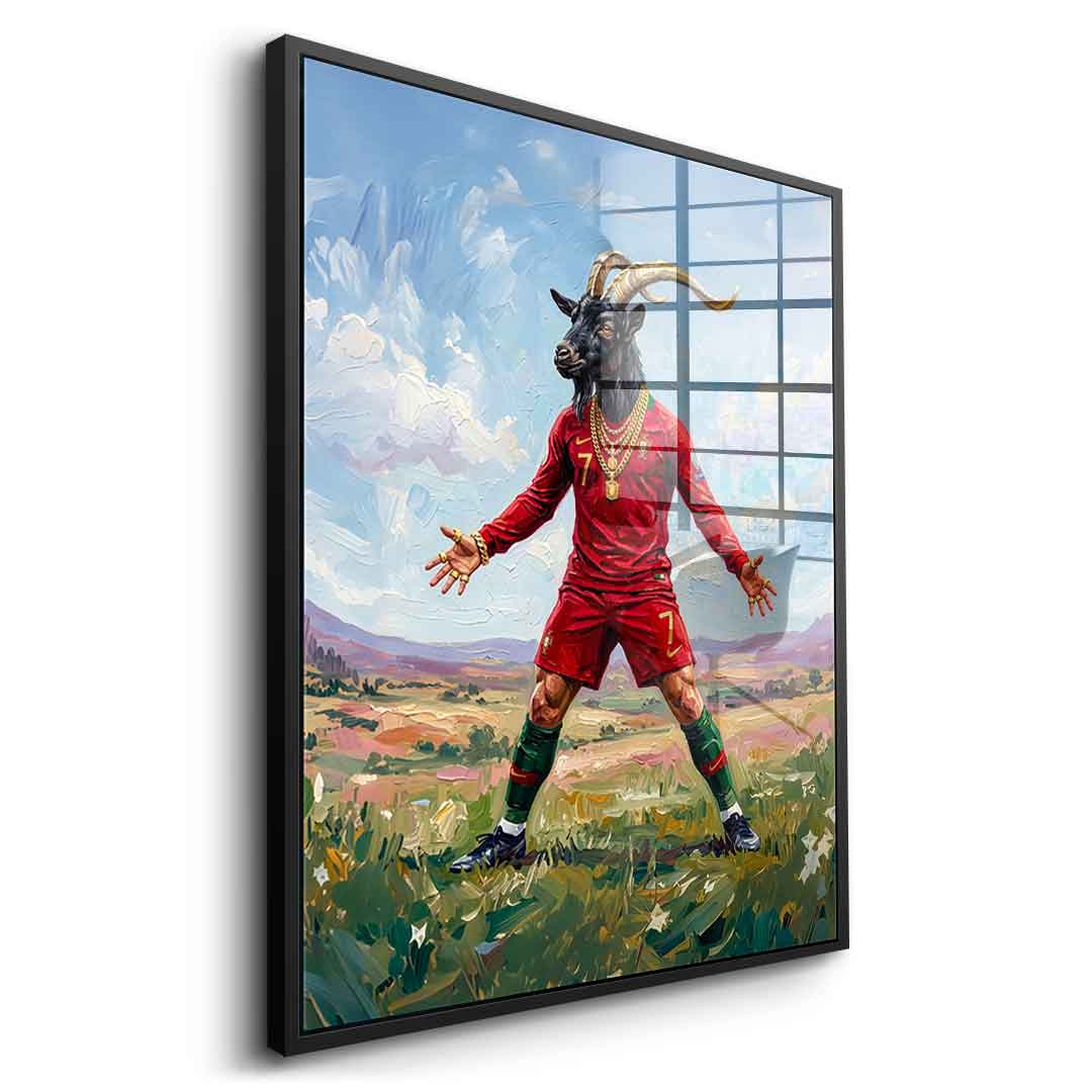 Ronaldo GOAT - Acrylglas