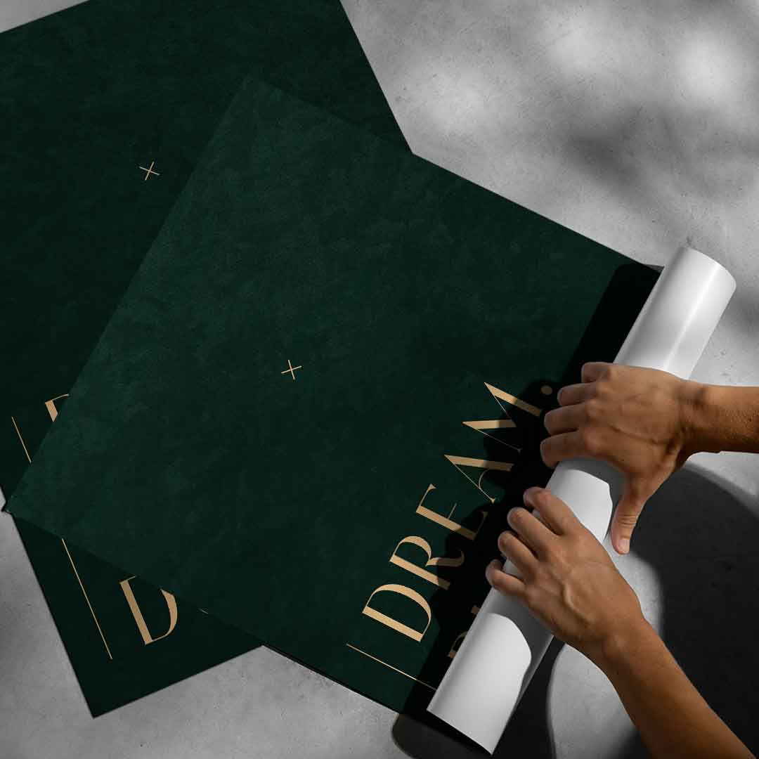 DREAM. PLAN. DO. Poster Roll-up Ansicht
