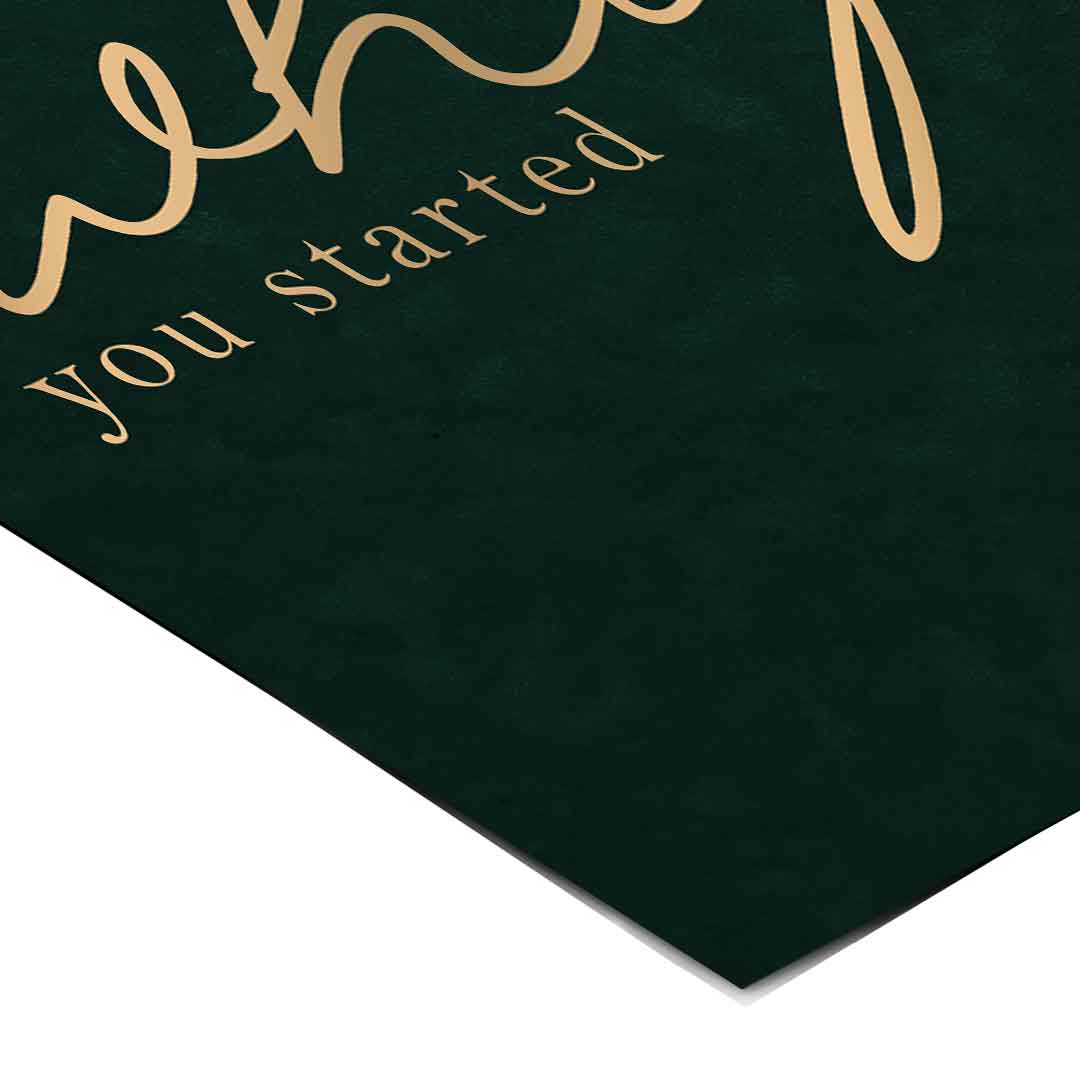 Remember WHY Poster Ecken-Detail