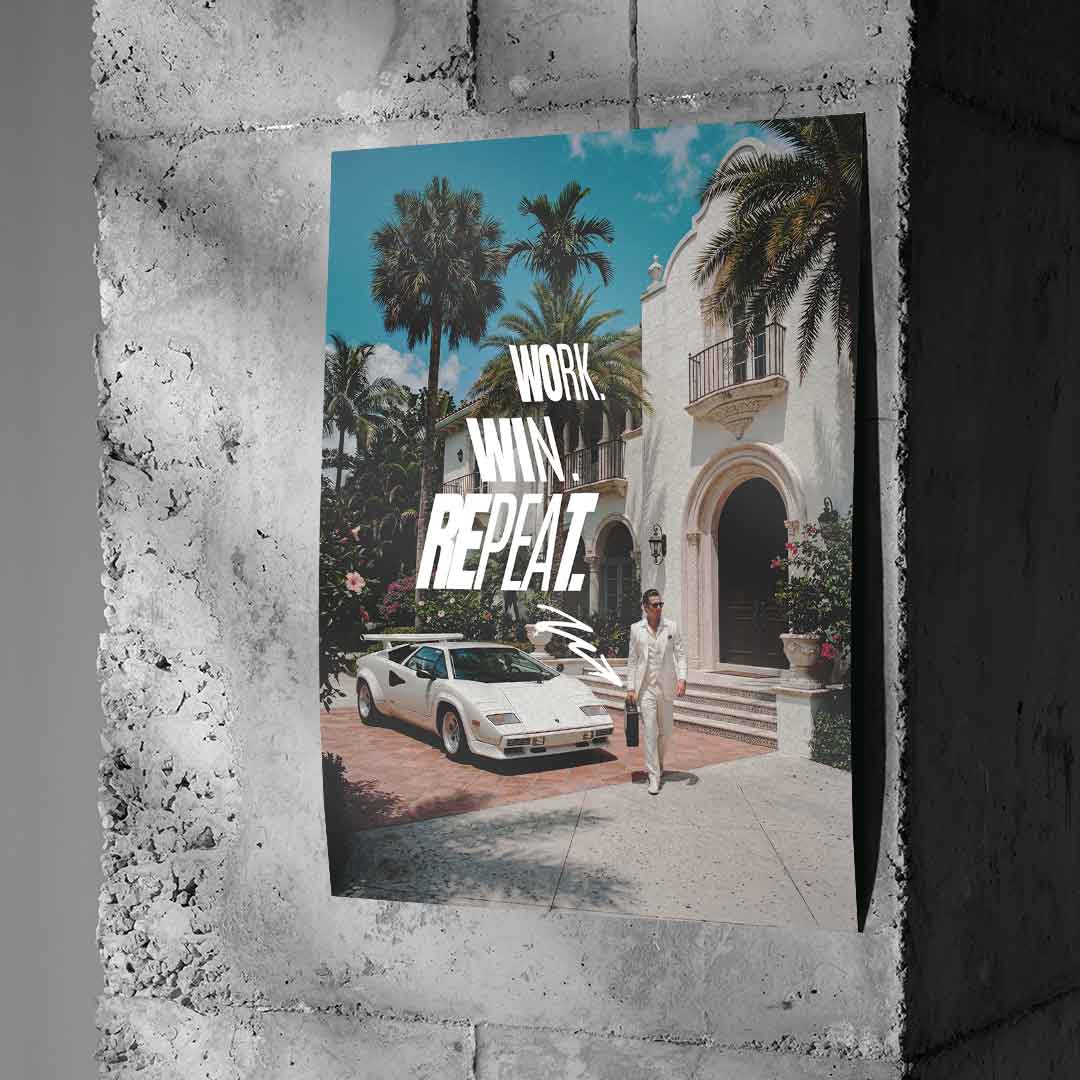 Poster Beton Wall