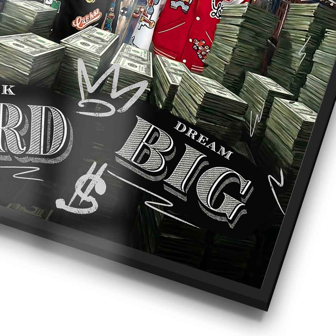 DOTCOMCANVAS® Me & My Bro Poster – gerahmtes Detail