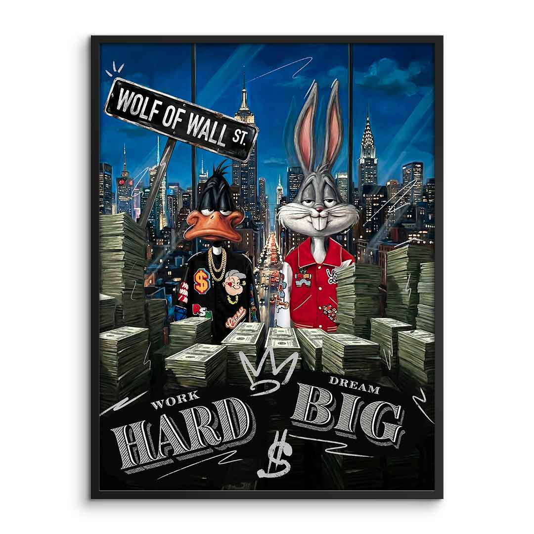 DOTCOMCANVAS® Me & My Bro Poster – gerahmte Vorderansicht