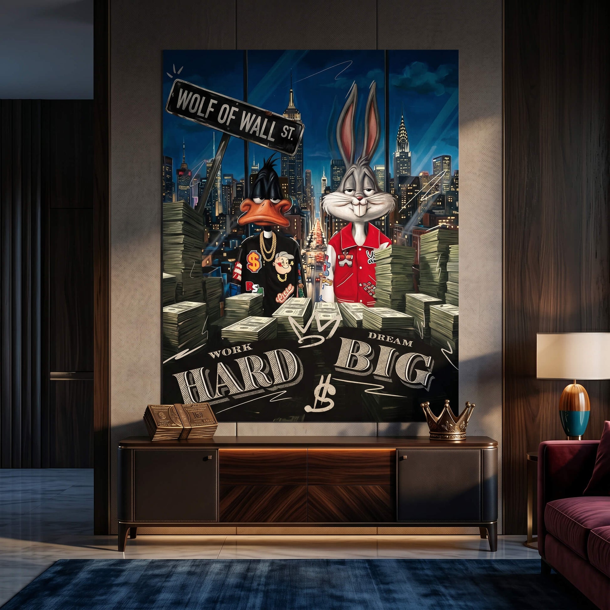 DOTCOMCANVAS® Me & My Bro Poster – im Raum