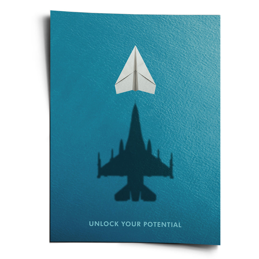 Unlock Your Potential - Poster – Vorderseite