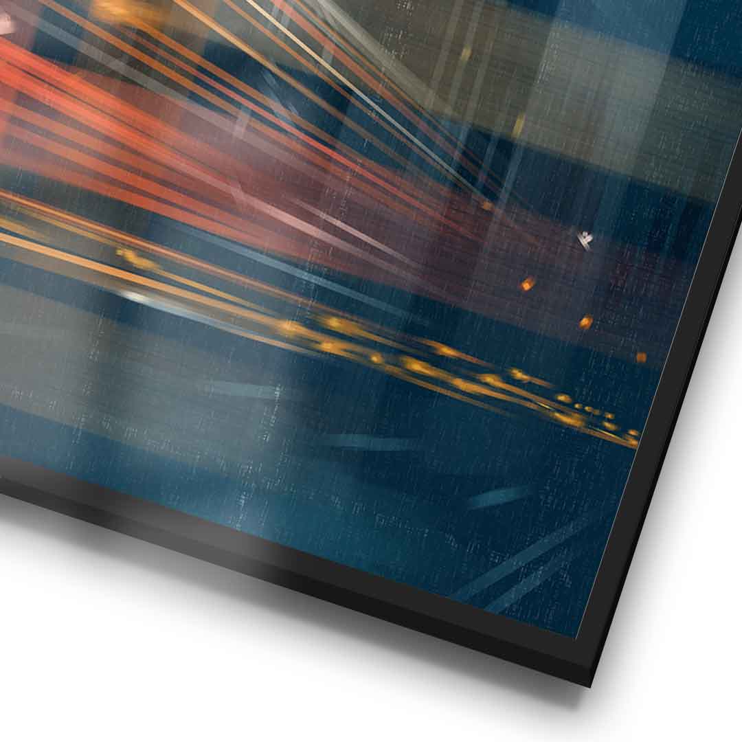 City Night Agility - Poster Detail Rahmen