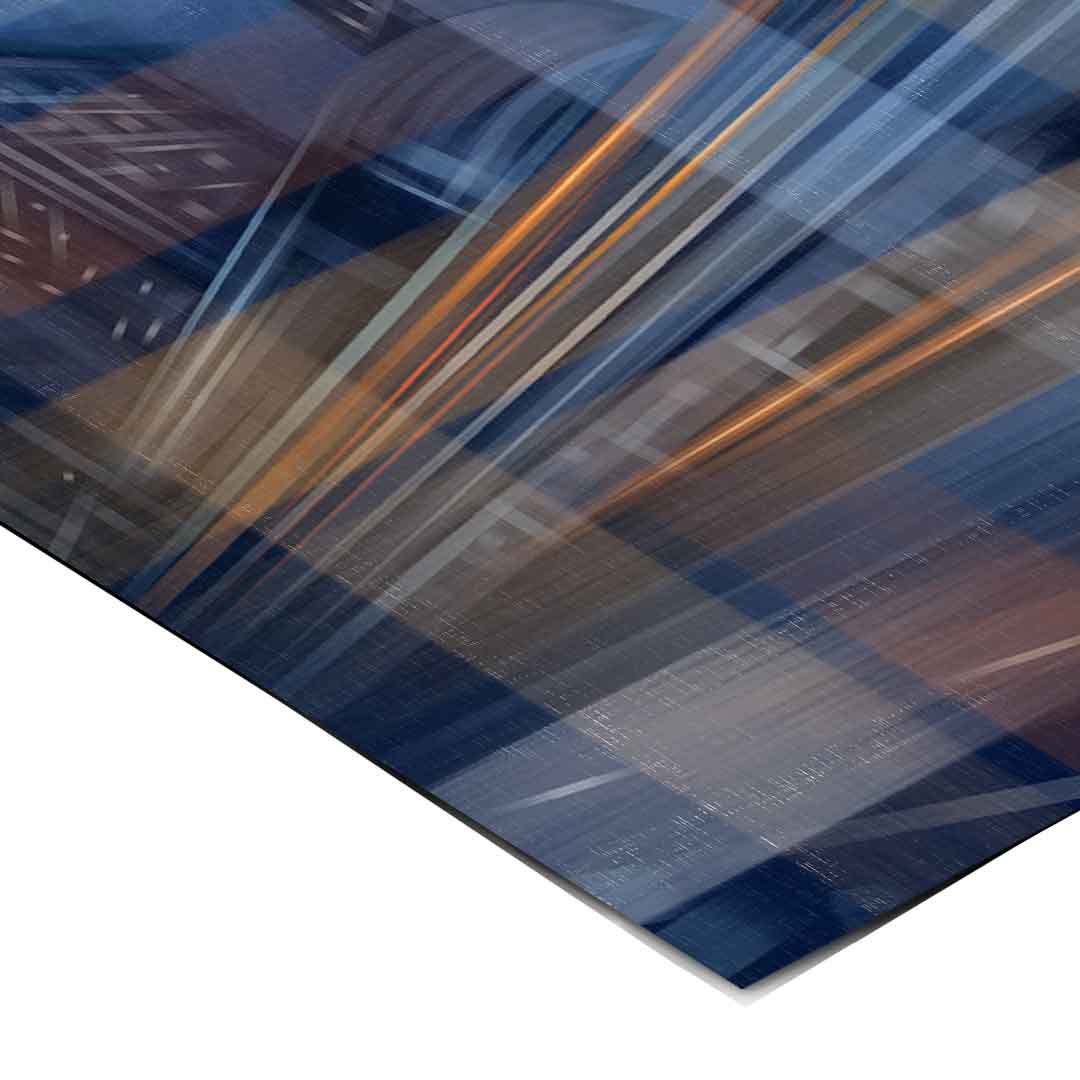 Moving City Glass - Poster Corner Detail