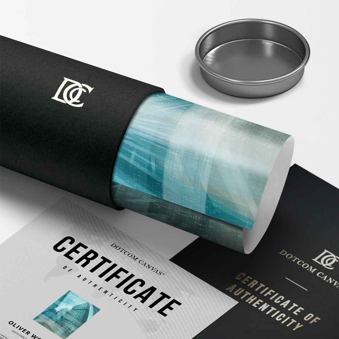 Shining City Pearl Glas - Poster Tube Roll