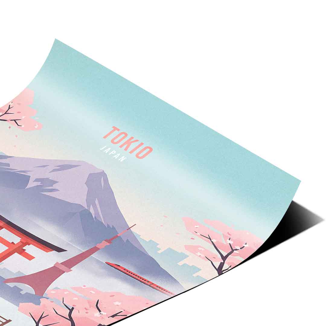 DOTCOMCANVAS Tokyo Poster Eckdetail 2