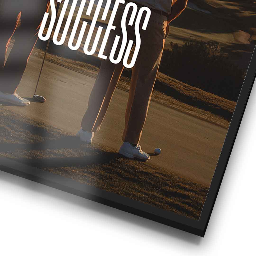 DOTCOMCANVAS Partner in Success Poster Detail mit Rahmen