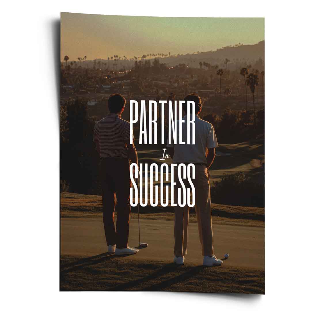 DOTCOMCANVAS Partner in Success Poster Vorderansicht