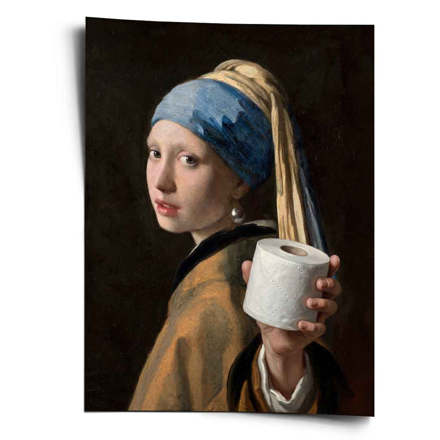 Classic Painting for Toilet - Poster – Vorderseite