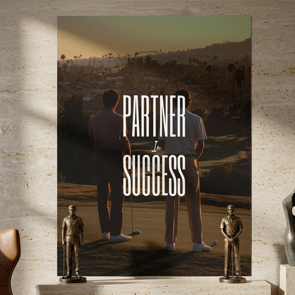DOTCOMCANVAS Partner in Success Poster Raum Mockup