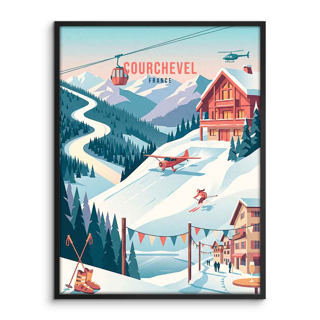 Courchevel Poster