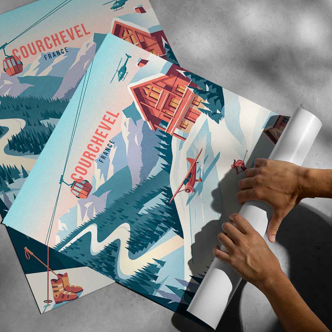 Courchevel Poster