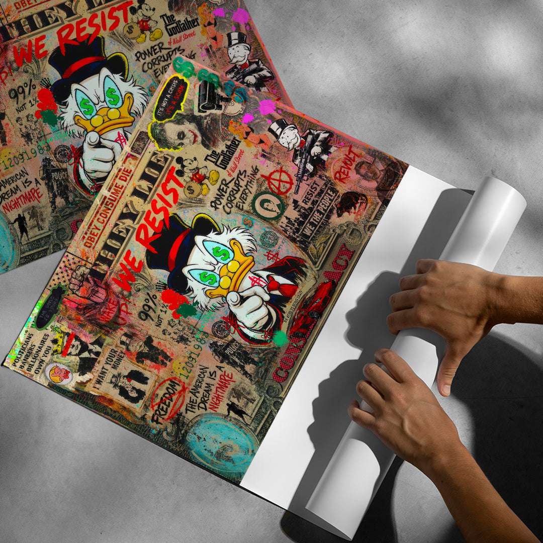 DOTCOMCANVAS WAKE UP! Poster Rollup