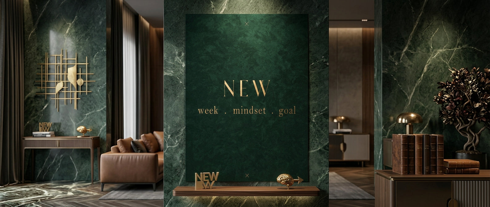 DOTCOMCANVAS NEW week, mindset, goal Poster Website Banner