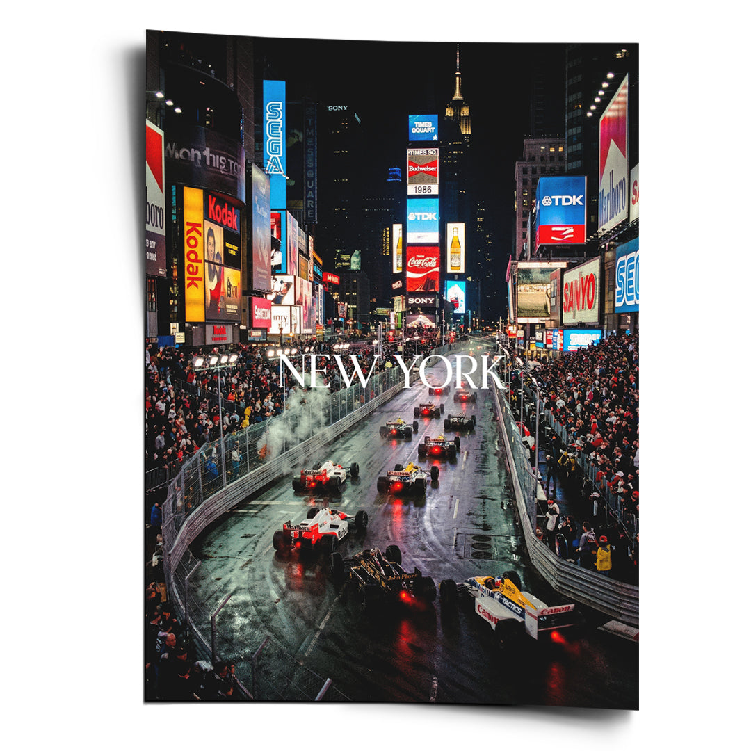 DOTCOMCANVAS New York F1 Poster Vorderansicht