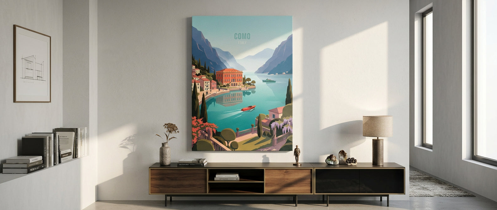Como Canvas Banner