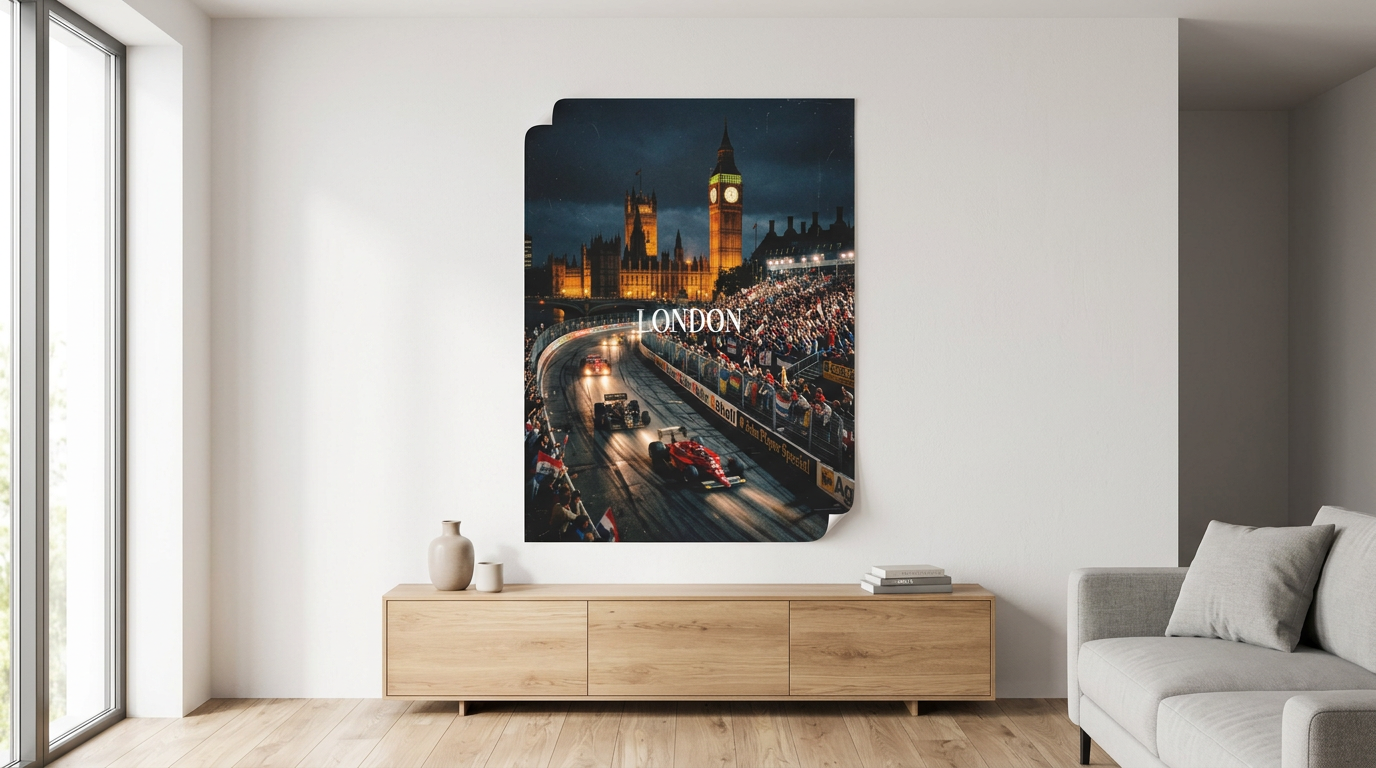 3606 London F1 - Poster Banner