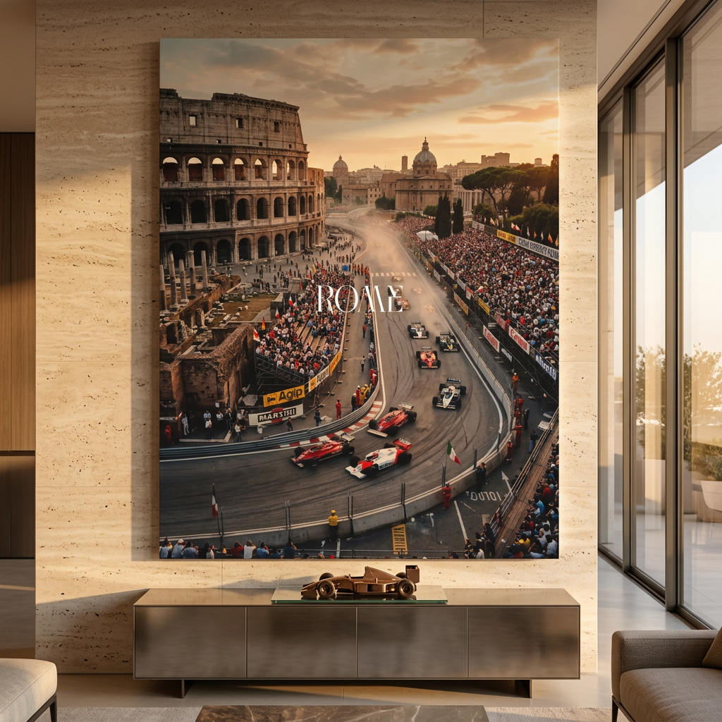 Rome F1 - Canvas Room mockup
