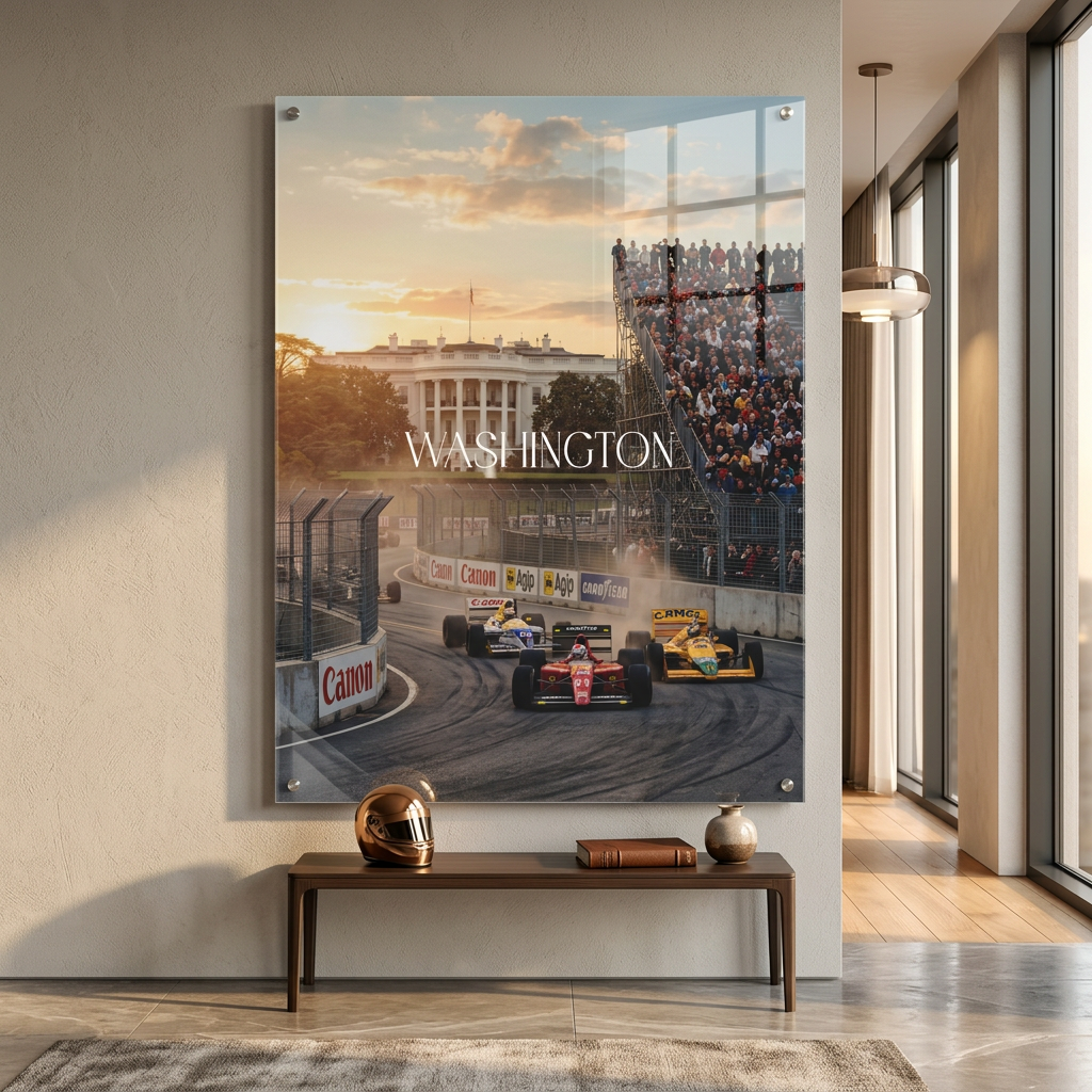 Washington F1 - Acryl Room mockup