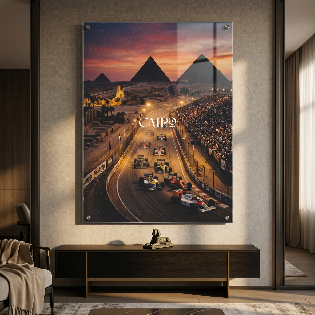Cairo F1 - Acryl Room mockup
