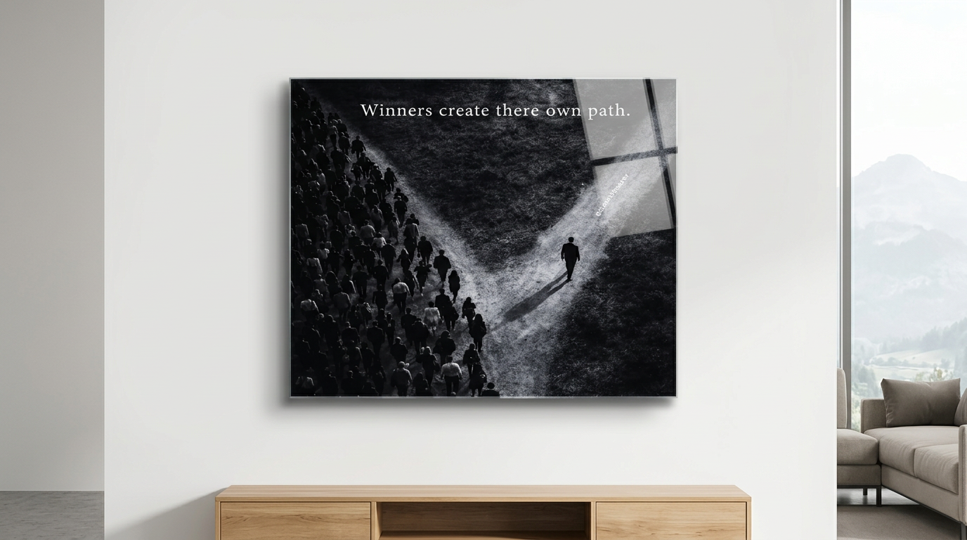 3586 Winners Path - Acryl Banner