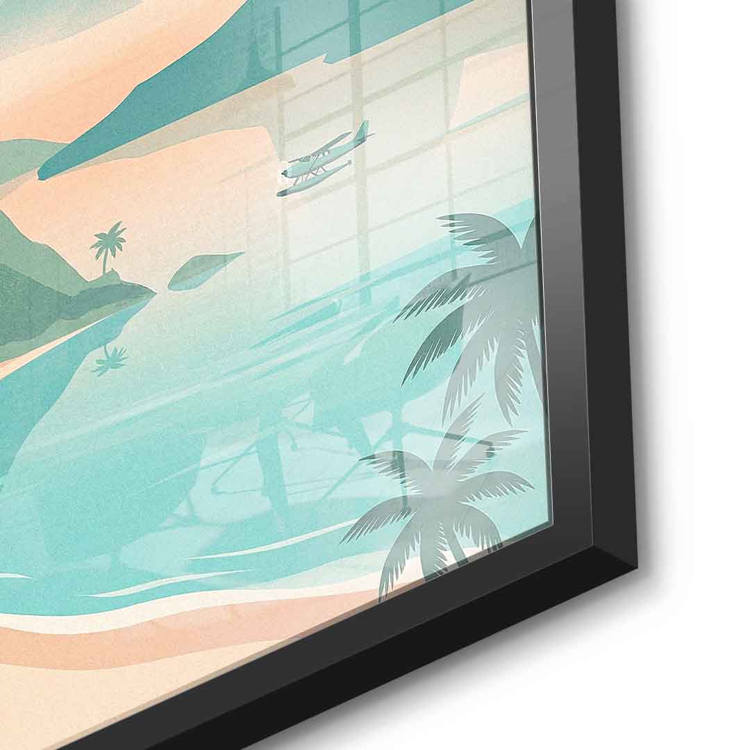 DOTCOMCANVAS Rio Acrylglasbild Detail schwarz