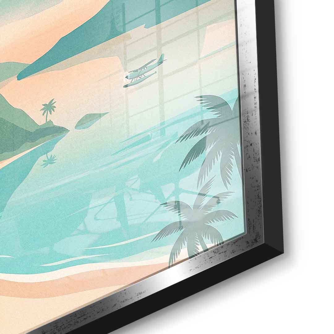 DOTCOMCANVAS Rio Acrylglasbild Detail silber
