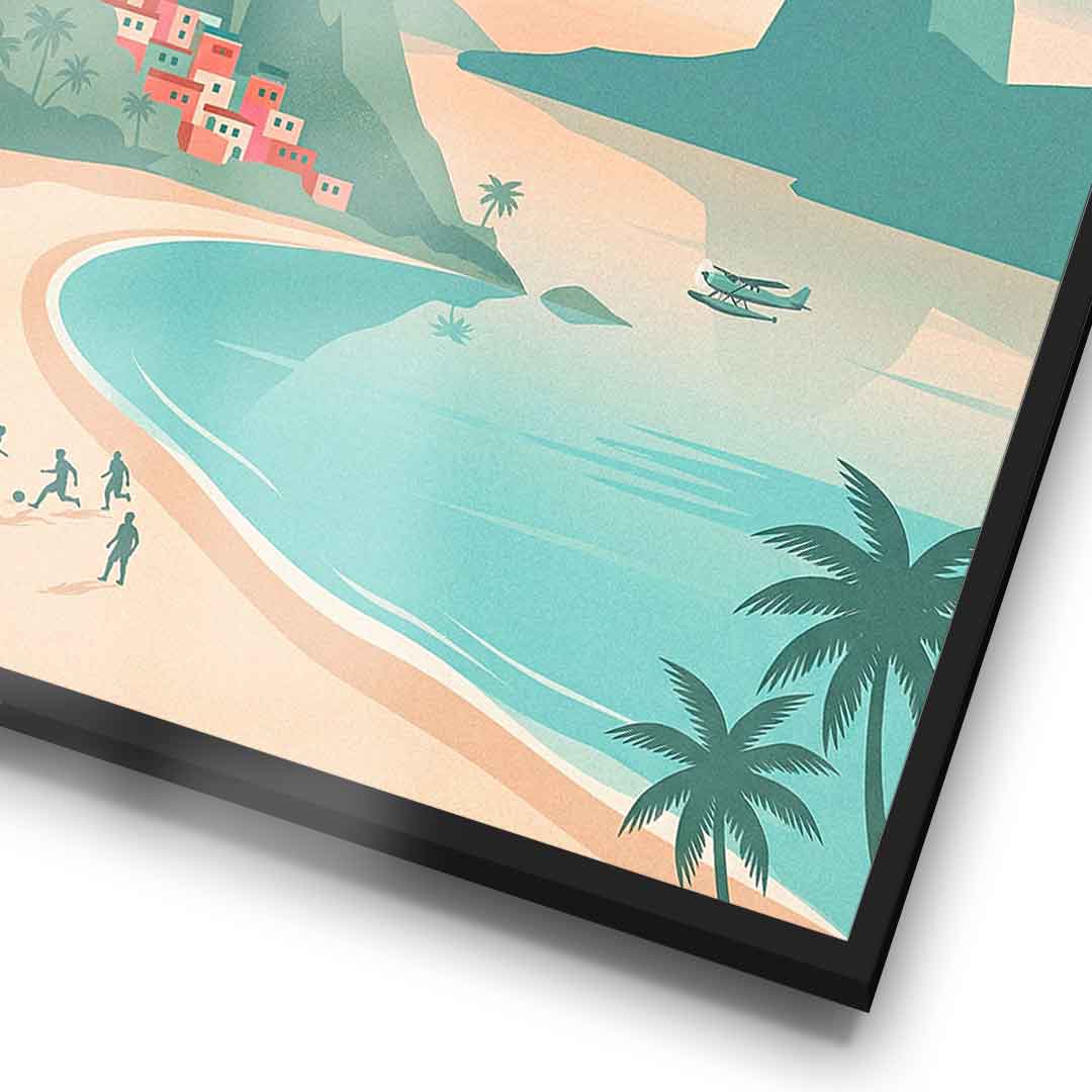 DOTCOMCANVAS Rio Poster Bilderrahmen Detail