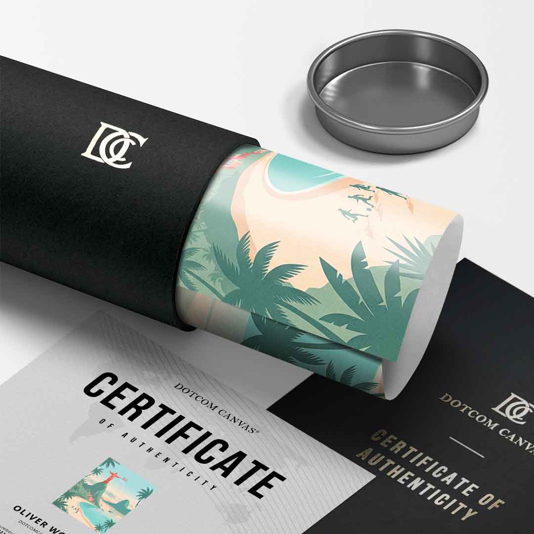 DOTCOMCANVAS Rio Poster Versandtube