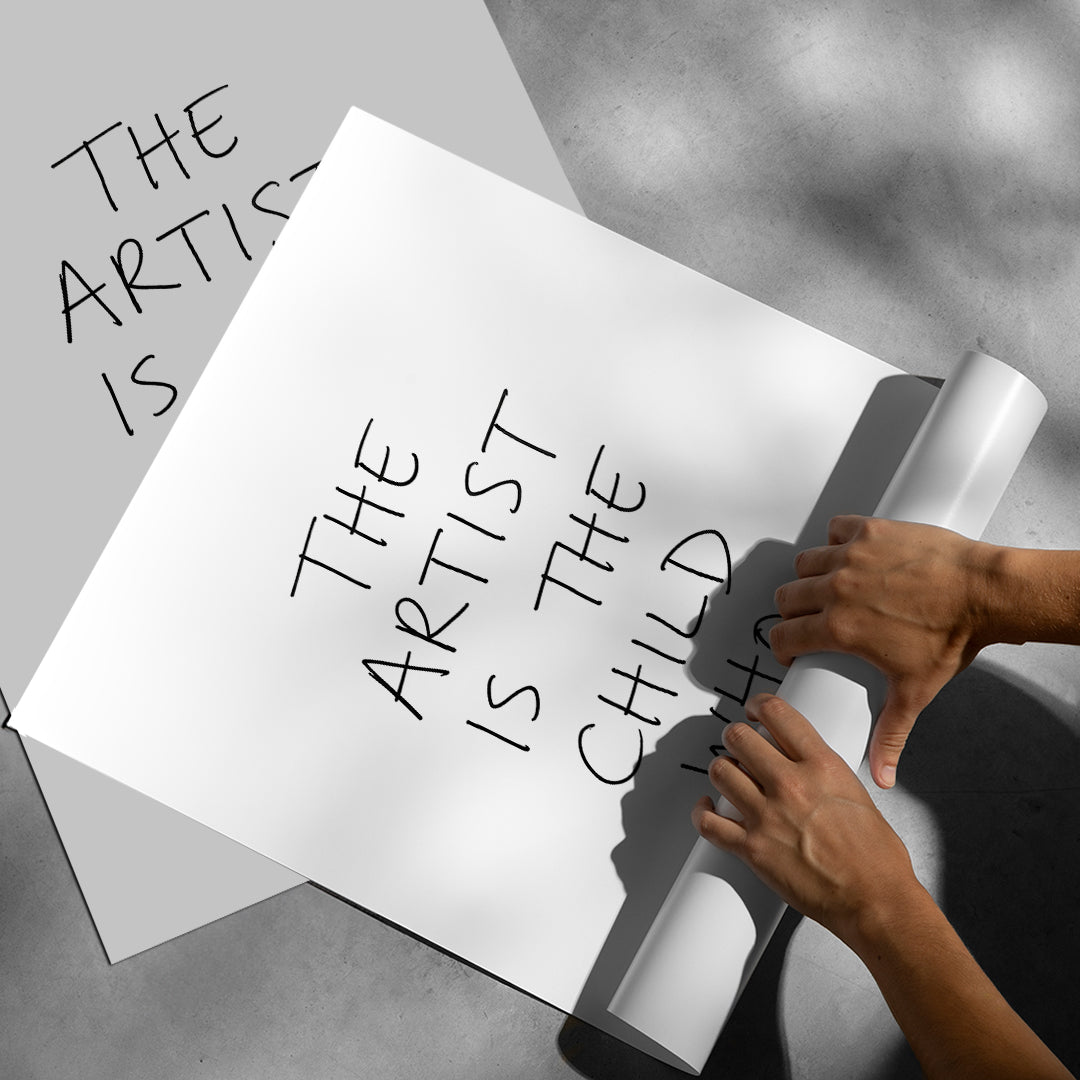 DOTCOMCANVAS Survived Poster Rolled-up Ansicht