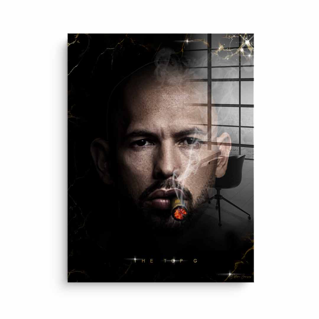 Andrew Tate V3 The Top G - Blattgold