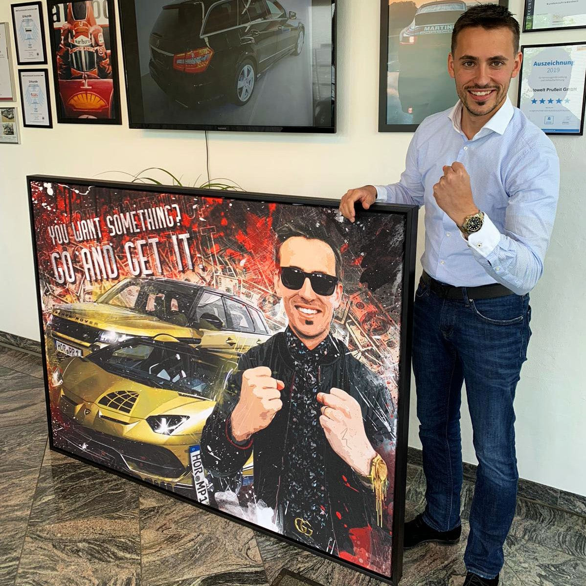 Order a commissioned piece - canvas print